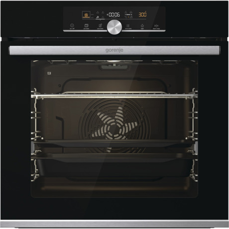Cuptor incorporabil Gorenje BPSX6747A05BG, Electric, Multifunctional, 77 L, Pyrolytic, Pizza function, Defrost function, Grill, Display, AirFry +, Inox